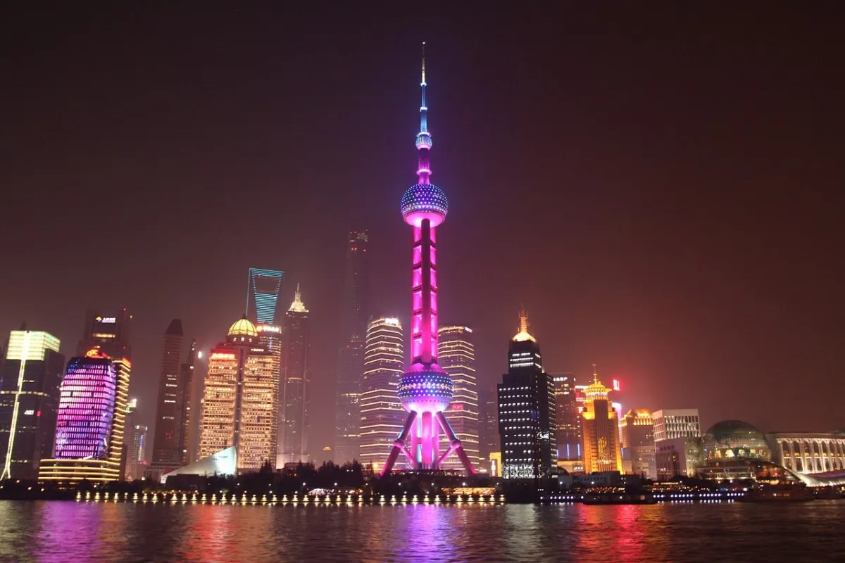 View from the Shanghai Tower observation deck